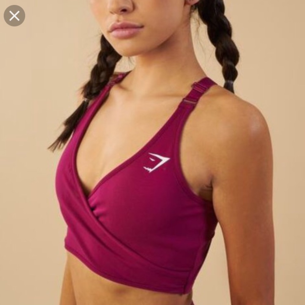 Gymshark elite sport bra plum